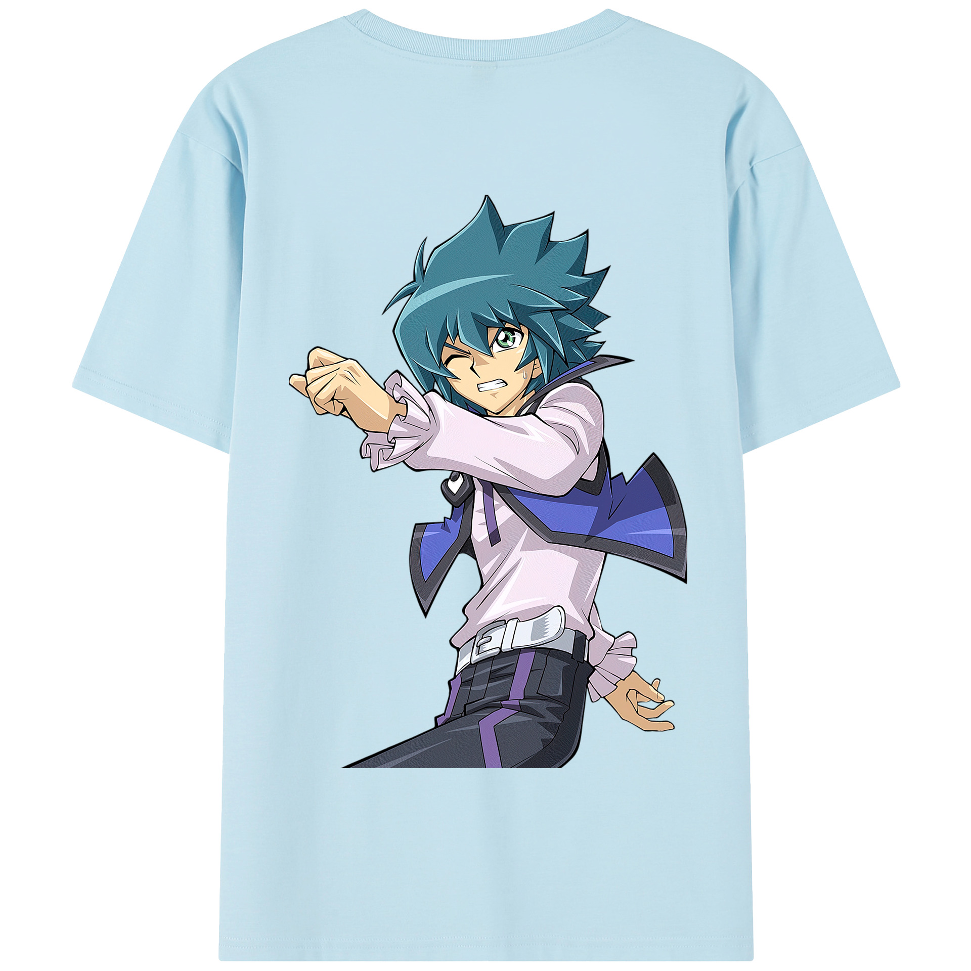 （画像用） 遊☆戯☆王 Yu-Gi-Oh! 綿100％半袖Tシャツ（背面プリント）